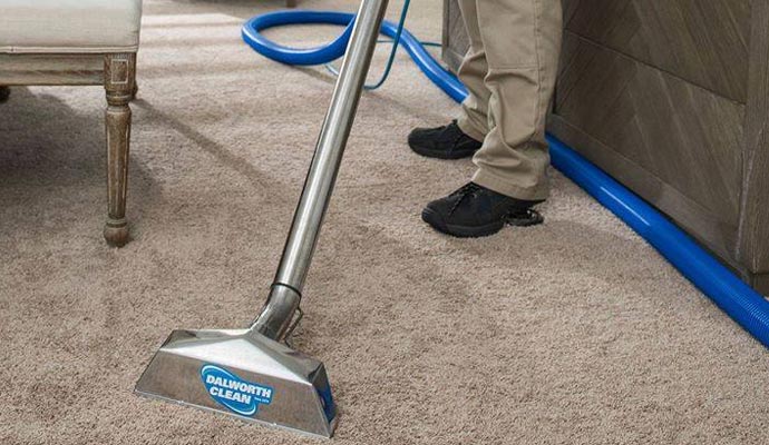 cleaning carpet professionally in Allen