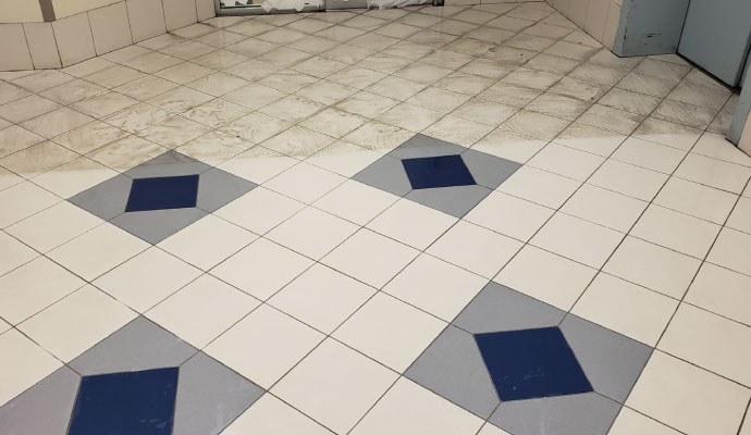 Bathroom tiles