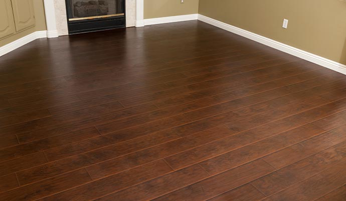 Professional deep dirt cleaning for wood floor