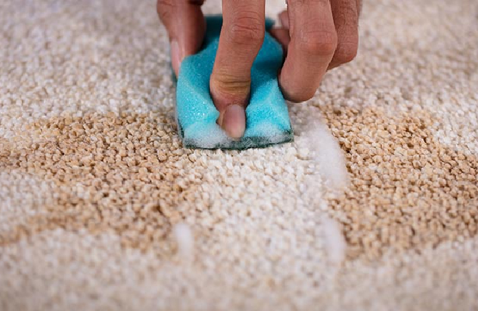 cleaning juice stain from carpet