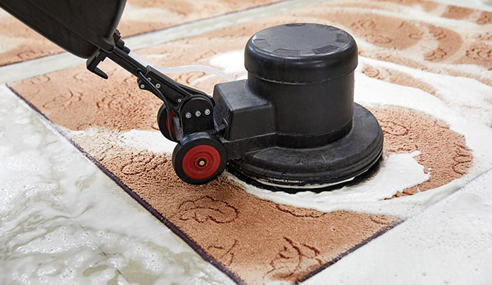 Carpet shampooing and foam cleaning service