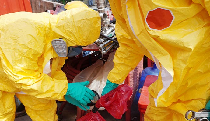 Chemical protective clothes