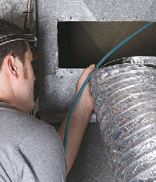 Professional duct cleaning service