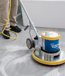 Stone floor cleaning