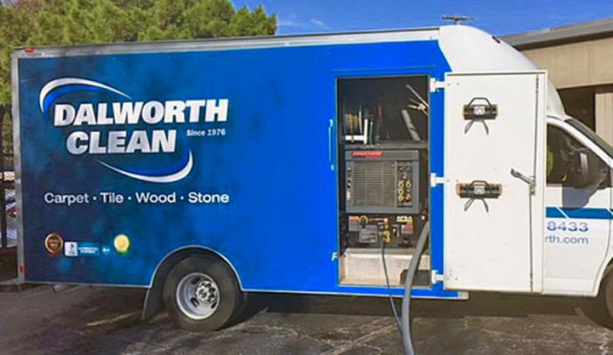 Dalworth Clean service van