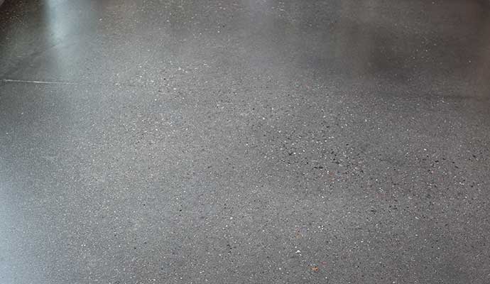 Polished concrete floor
