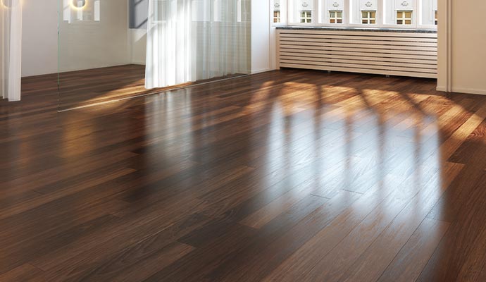 Hardwood floor deep cleaning service