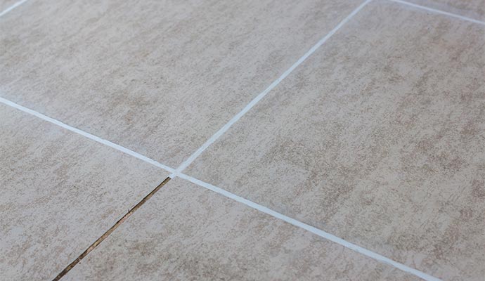 Sealed tile and grout