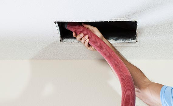 cleaning air duct