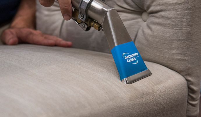 Professional sofa cleaning with Dalworth Clean