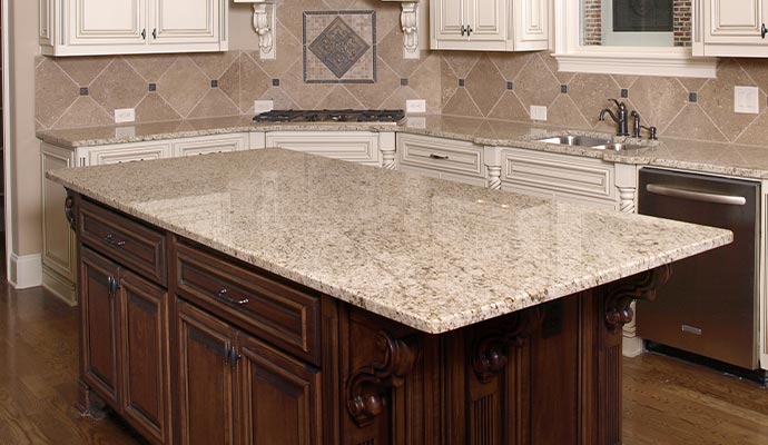 Granite Countertop In The Kitchen