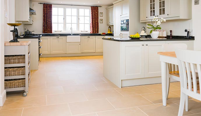 Clean home interior