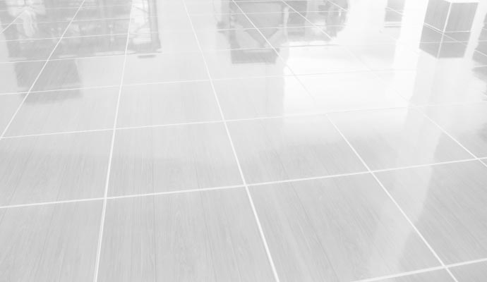 Clean tile floor