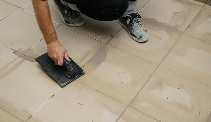 Tile waxing