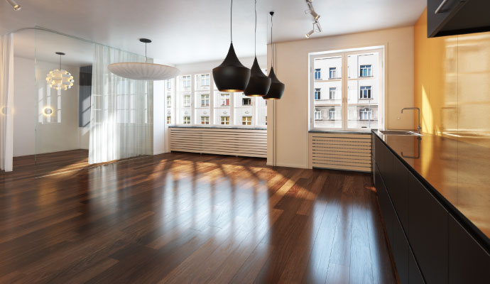 Modern hardwood floor