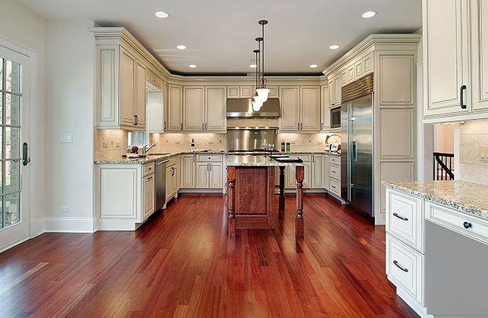 Wood Floor Kitchen